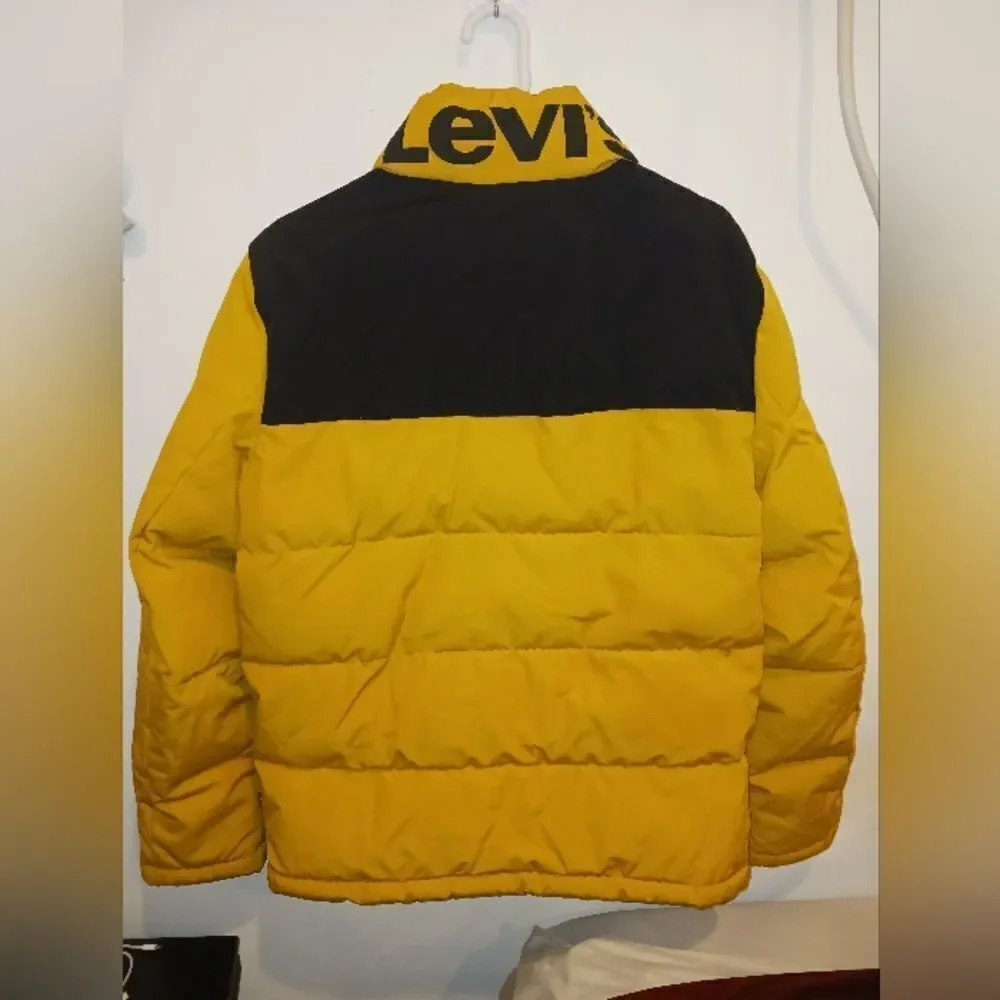 LEVI'S Men's Arctic Cloth Retro Bubble Puffer Zip-Up Jacket